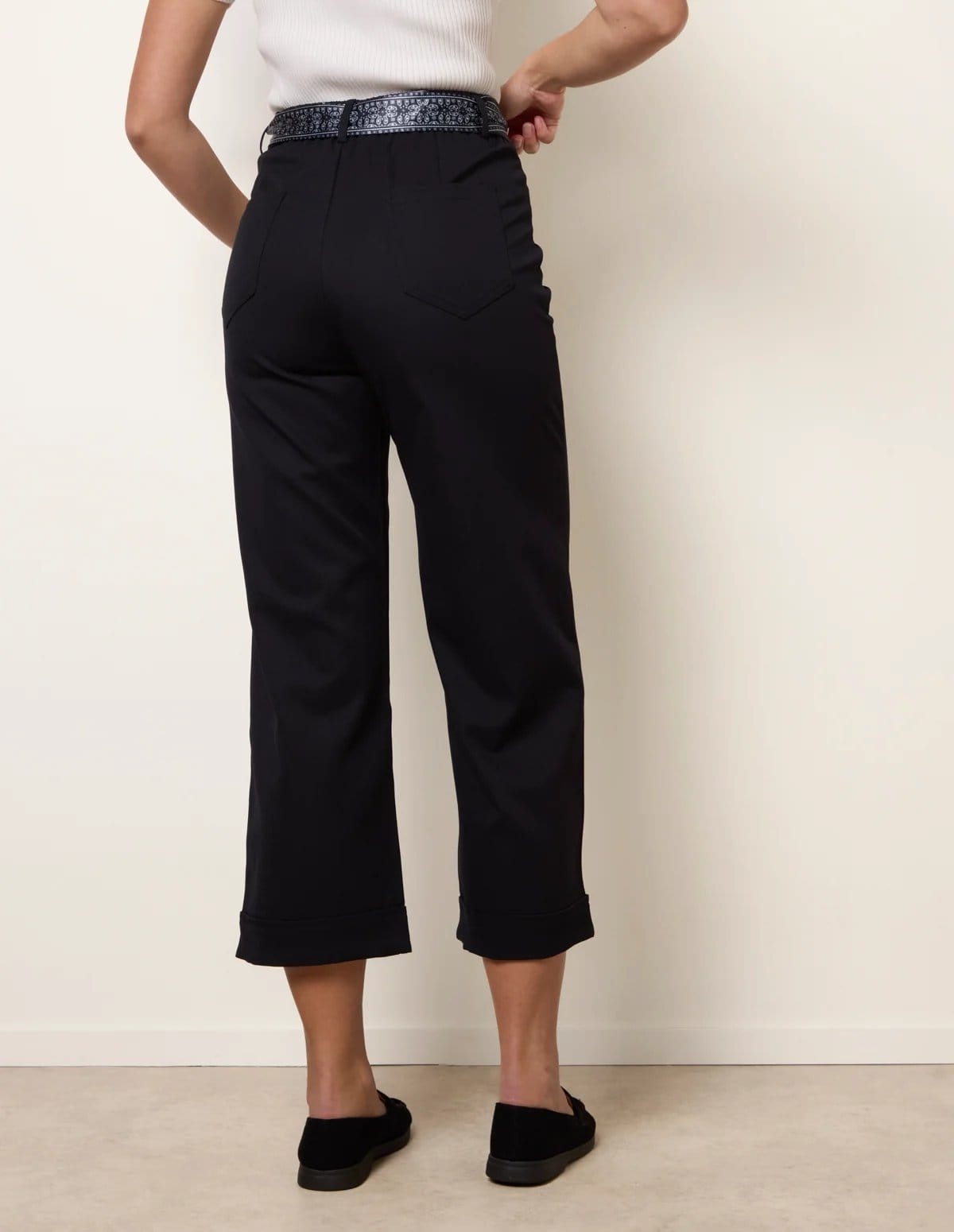 Blue Vanilla Scarf Belt Trousers - 4