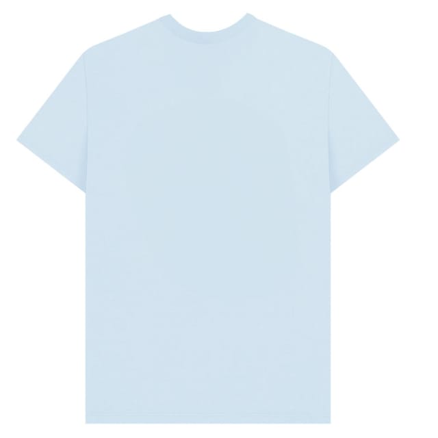 Powerpuff Girls Powerpuff Girls Men's Triple Heart T-Shirt in Light Blue - 2