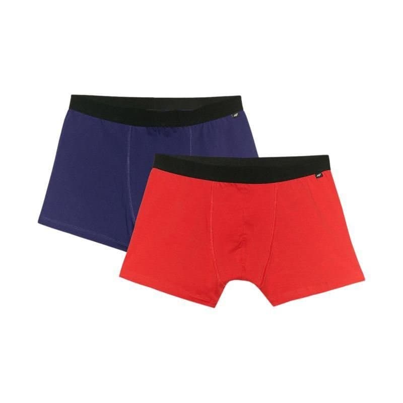 4F 4F Men's M059 Boxer Shorts Pack of 2 in Dark Red