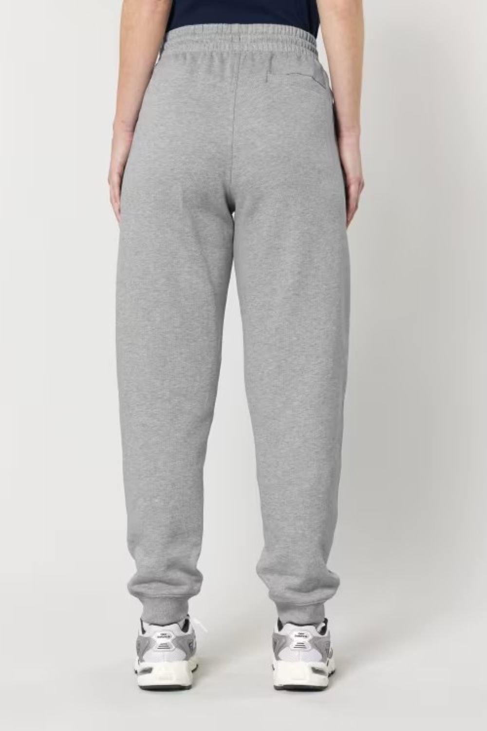 British Boxers British Boxers Women's "Heather Grey" Cotton Joggers in Mid Grey - 4