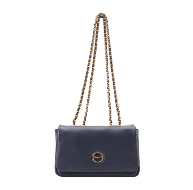 Paul Costelloe Paul Costelloe Women's Moxie Leather Cross Body Bag in Navy - 3