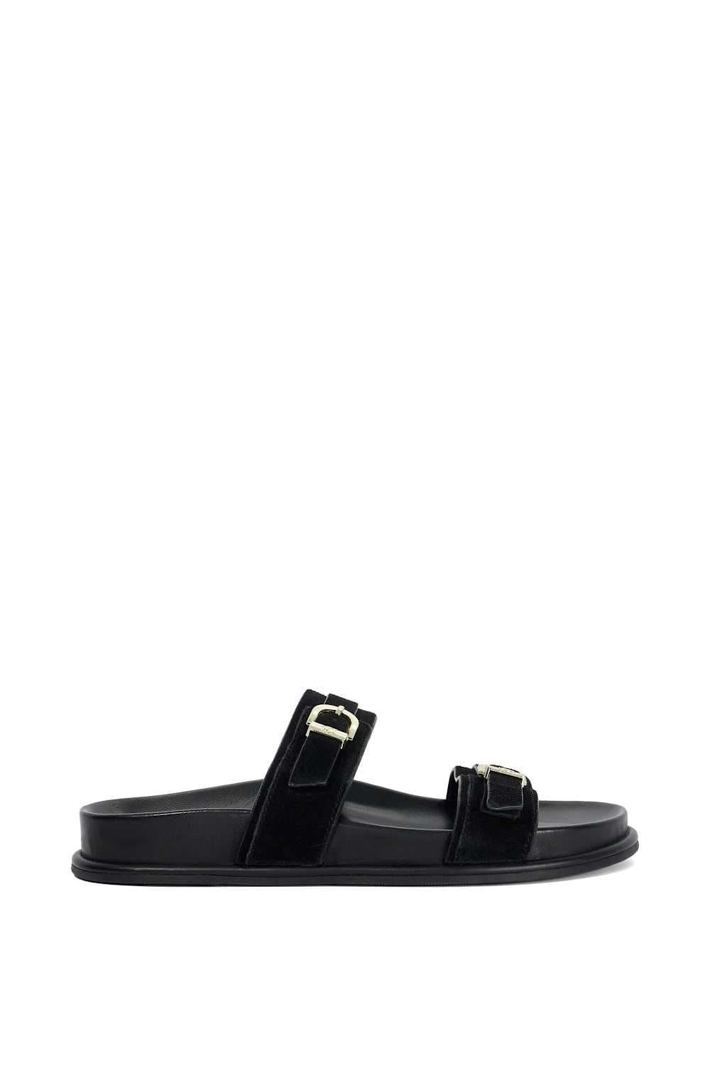 Dune London Dune London Women's 'Lissons' Suede Sandals in Black