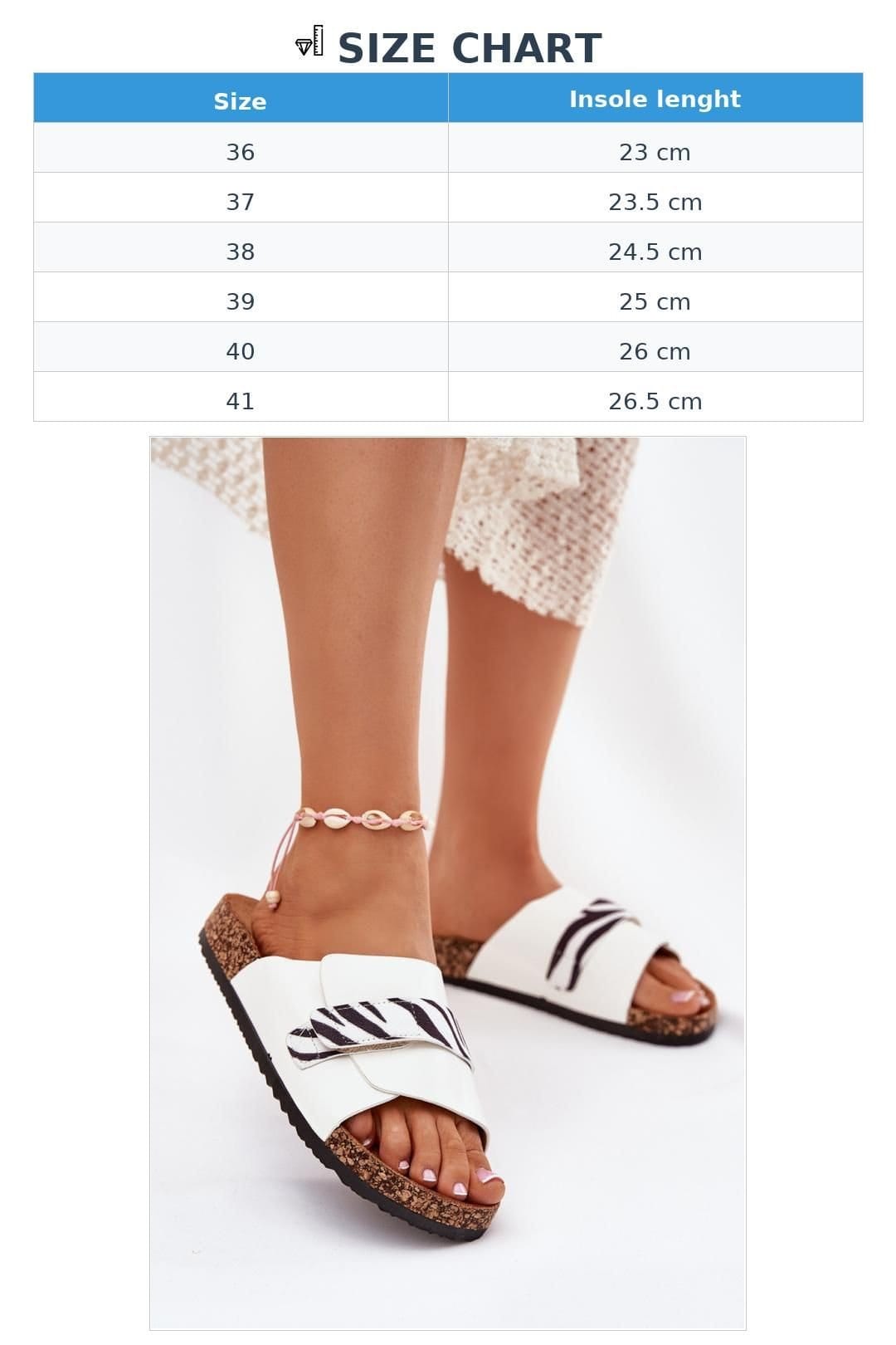 Love Lace Love Lace Women's Cork Platform Velcro Adjustable Sandals with Comfort Insole in White - 4