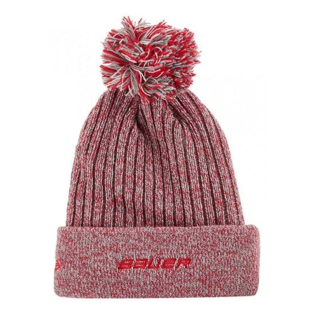 Bauer Bauer Men's Team Knitted Pom Pom Beanie in Red