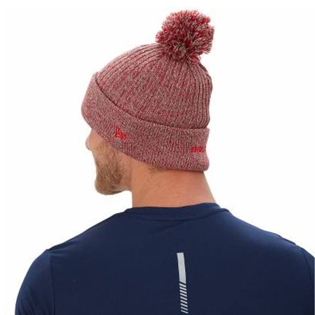 Bauer Bauer Men's Team Knitted Pom Pom Beanie in Red - 2