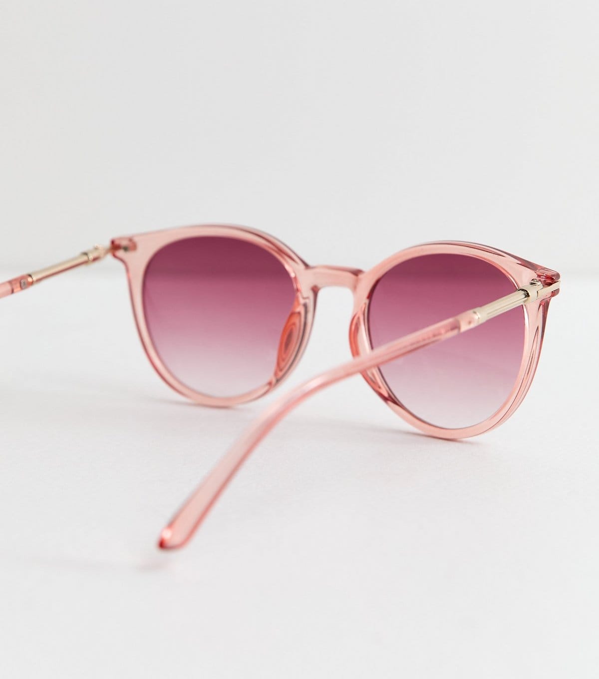 New Look Pink Round Frame Sunglasses New Look - 4