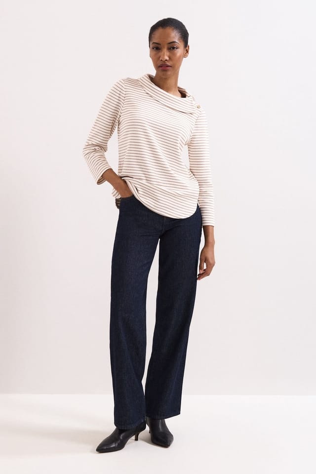 Phase Eight Phase Eight Women's Remy Textured Top in Ecru - 3