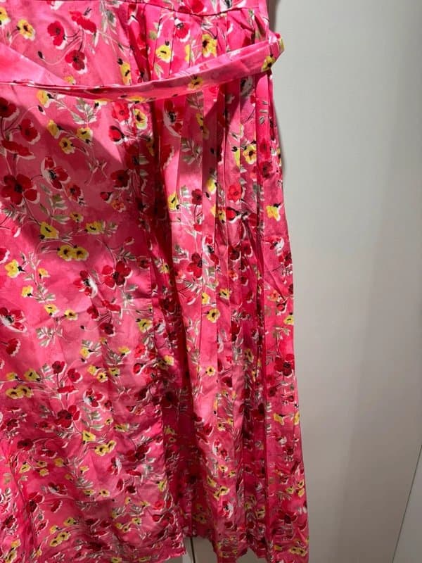 Never Fully Dressed Pink floral maxi dress