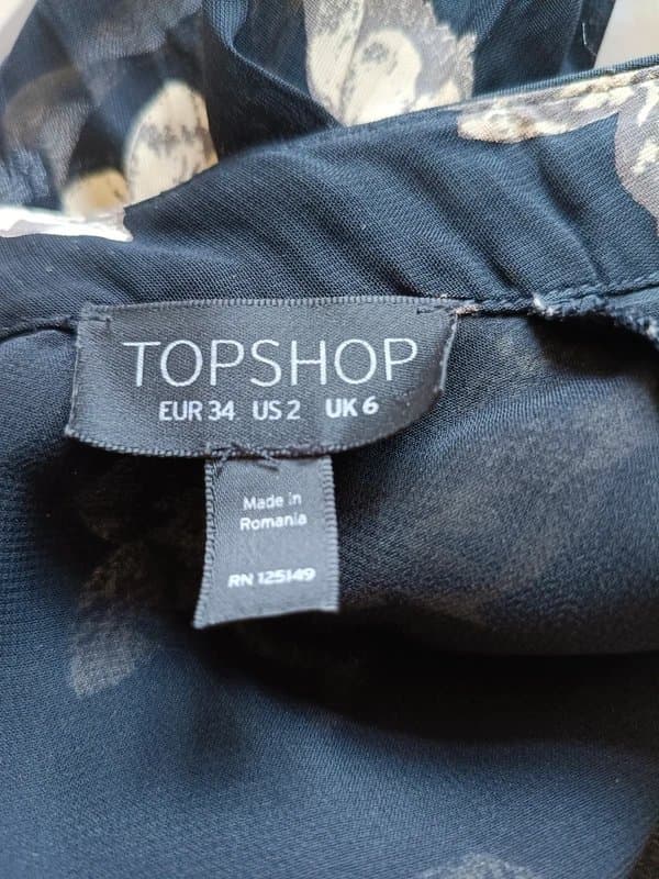 Topshop TopShop Floral Playsuit, Size 6