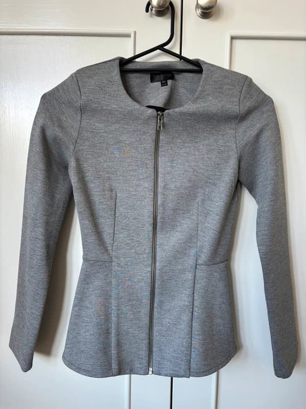 Topshop Women’s peplum blazer