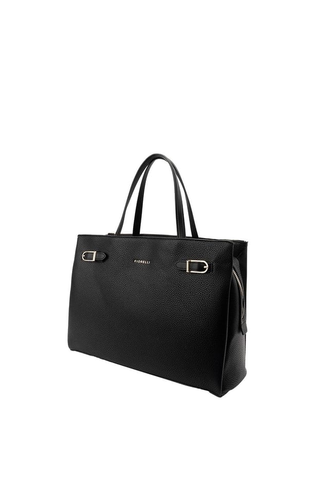 Fiorelli FIORELLI Women's Etta Buckle Satchel Bag in True Black - 2