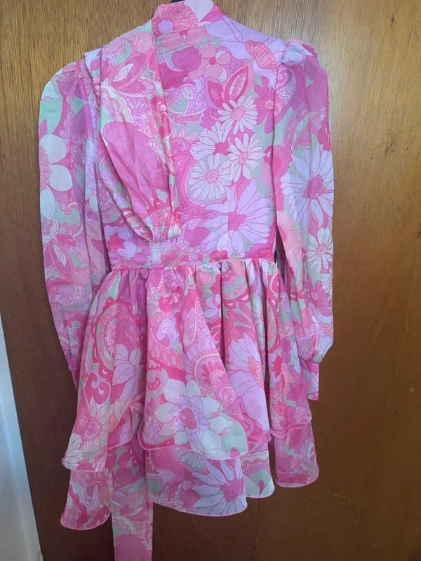 ASOS ASOS Luxe Pink Floral Dress
