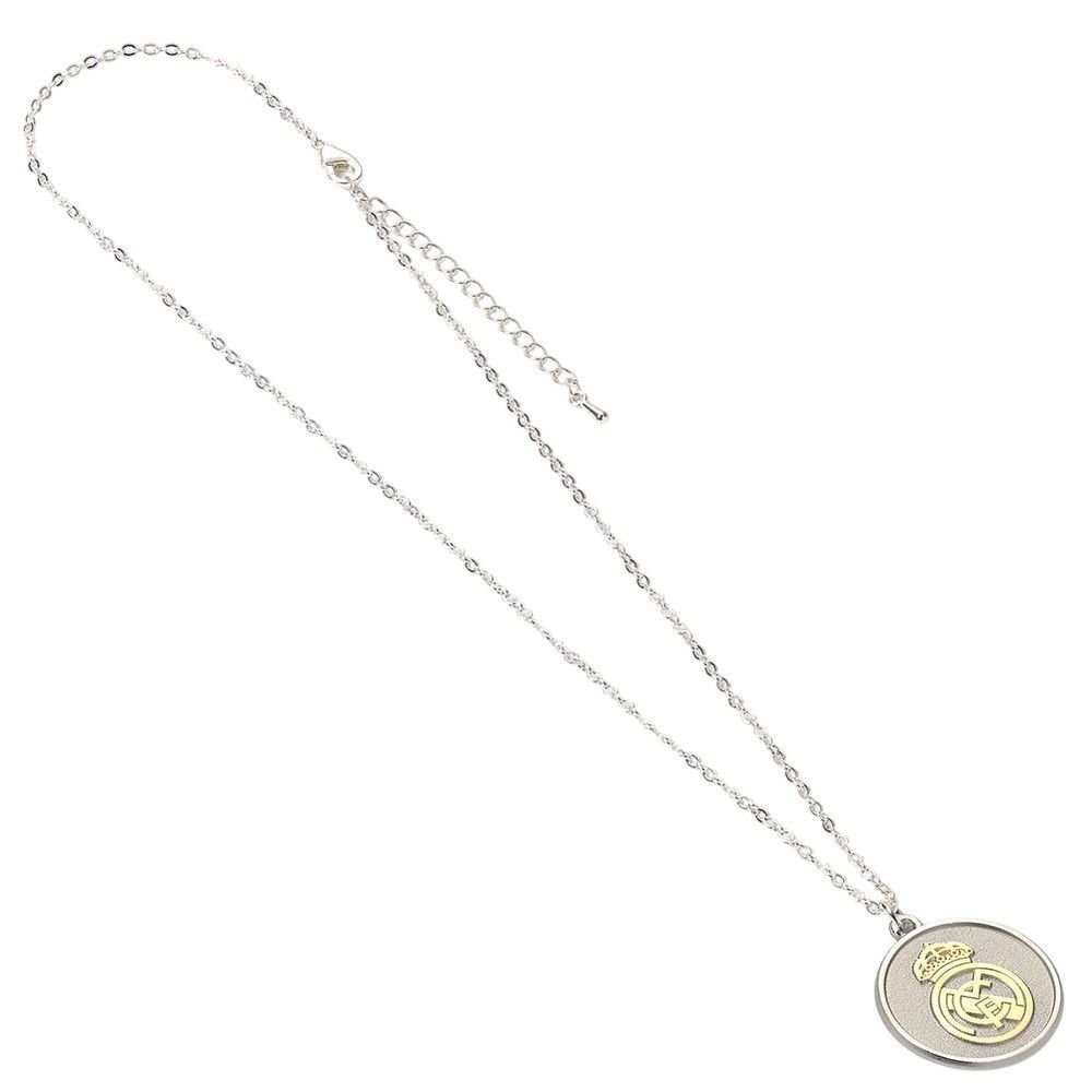 Real Madrid CF Real Madrid CF Men's Silver Painted Necklace & Pendant - 1