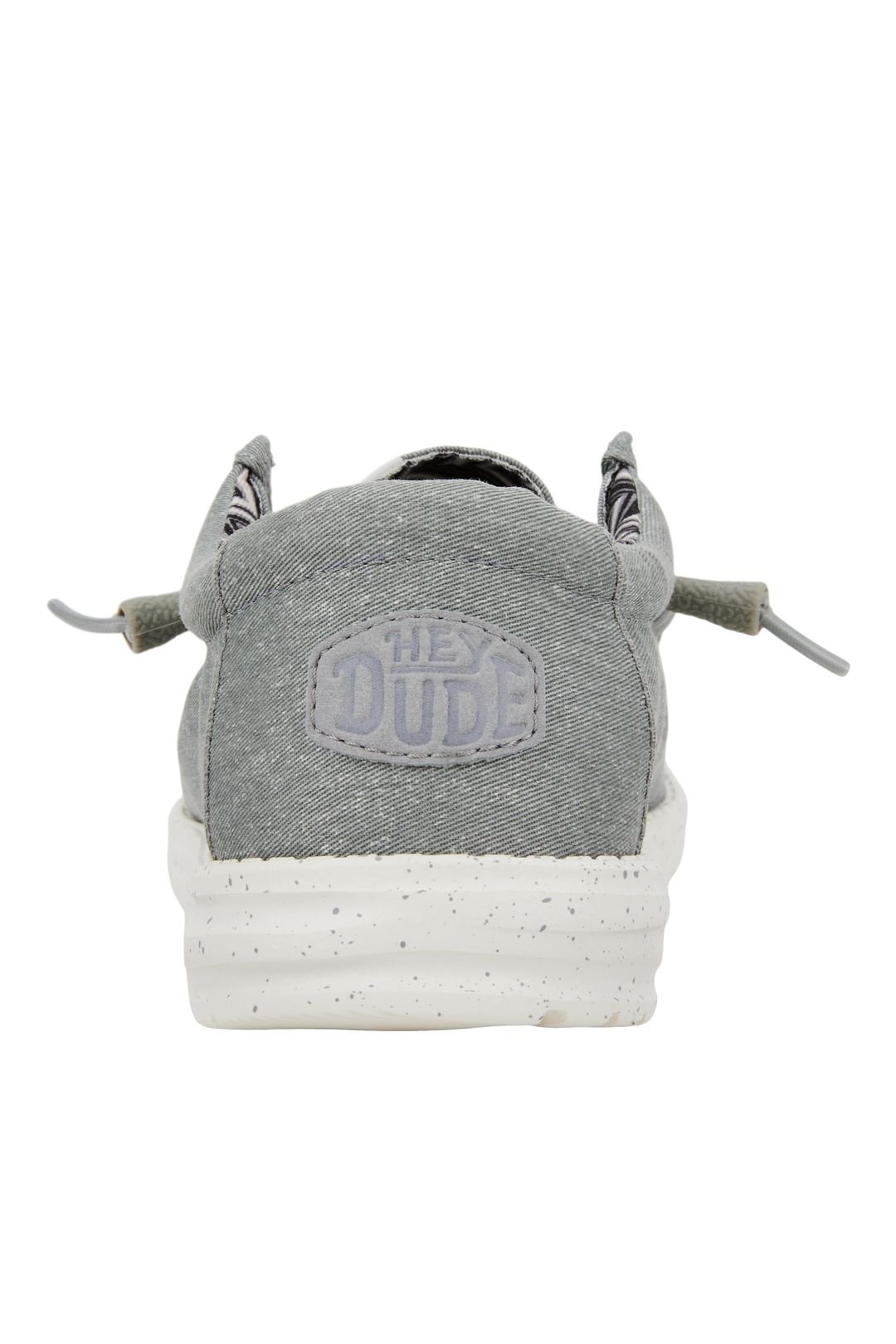 HEY DUDE HEY DUDE Men's Wally Stretch Canvas Light Grey - 4