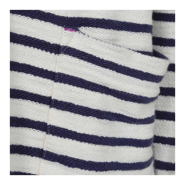 Lazy Jacks Lazy Jacks Women's Textured Stripe Sweatshirt in Ivory - 3