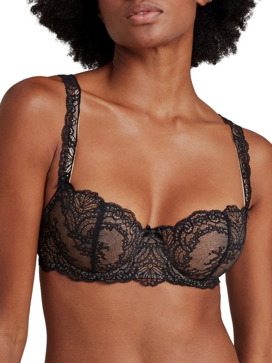 Aubade Aubade Women's Danse Des Sens Half Cup Bra in Black - 4