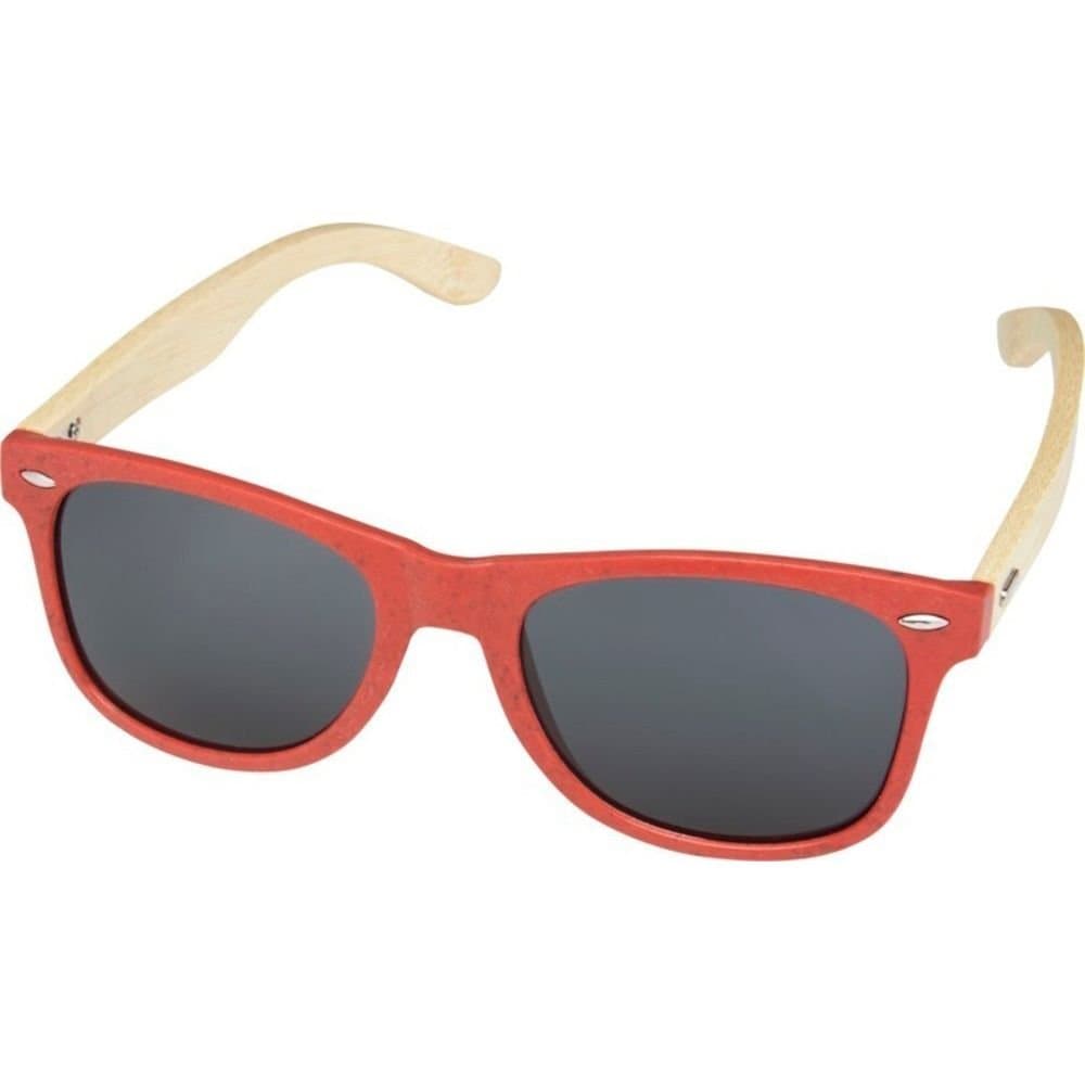 Avenue Avenue Men's Red Bamboo Sunglasses