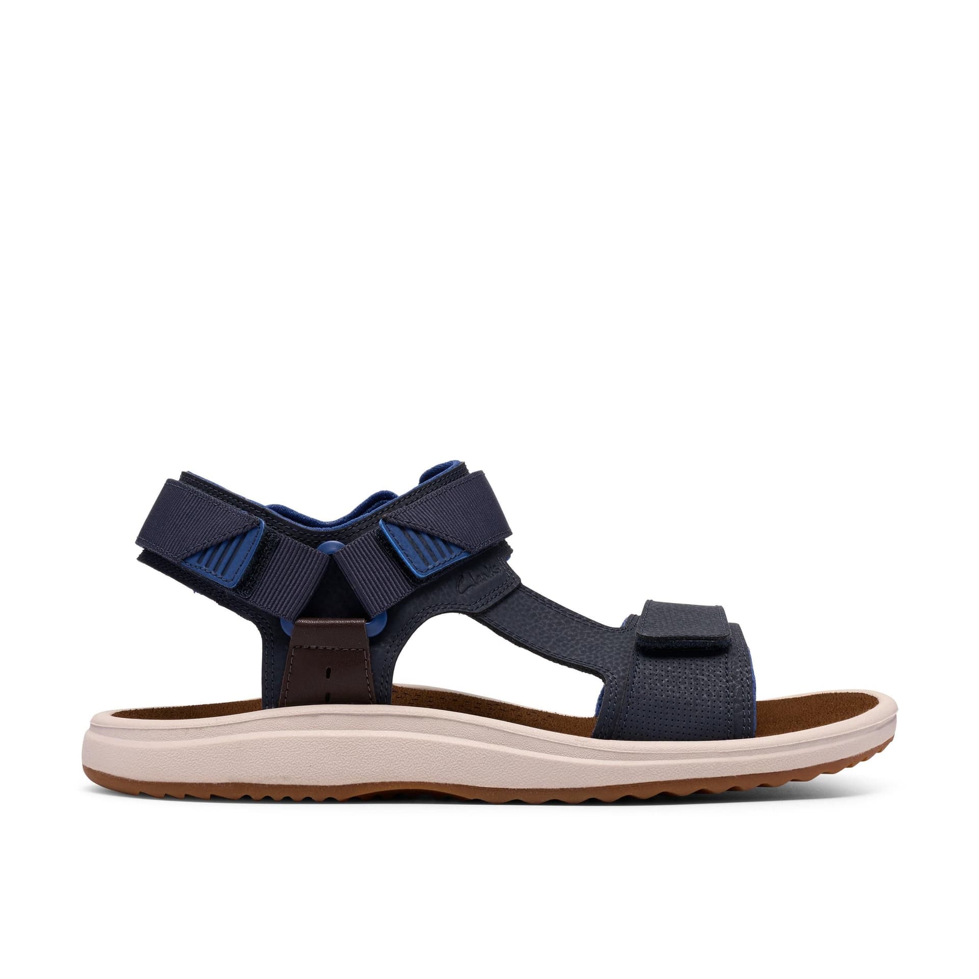 Clarks Clarks Men's Brinkley Trail Navy Flat Sandals in Blue