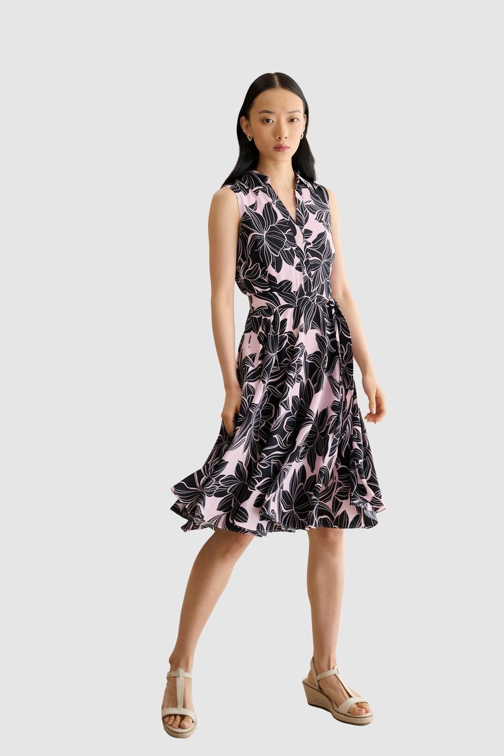 Hobbs London Hobbs London Women's Bea Floral Midi Shirt Dress in Baby Pink - 2