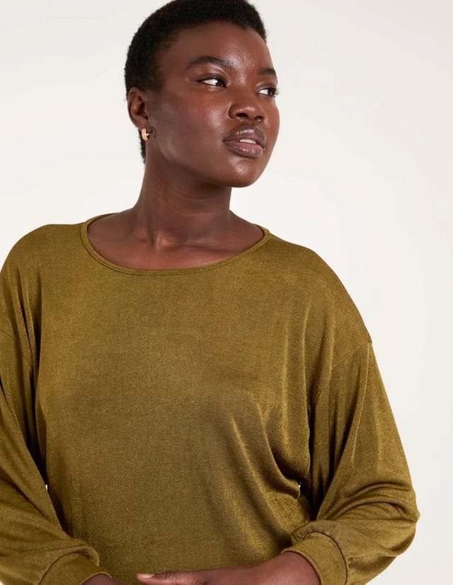 Blue Vanilla Mini Ribbed Hi-Low Tunic - 3