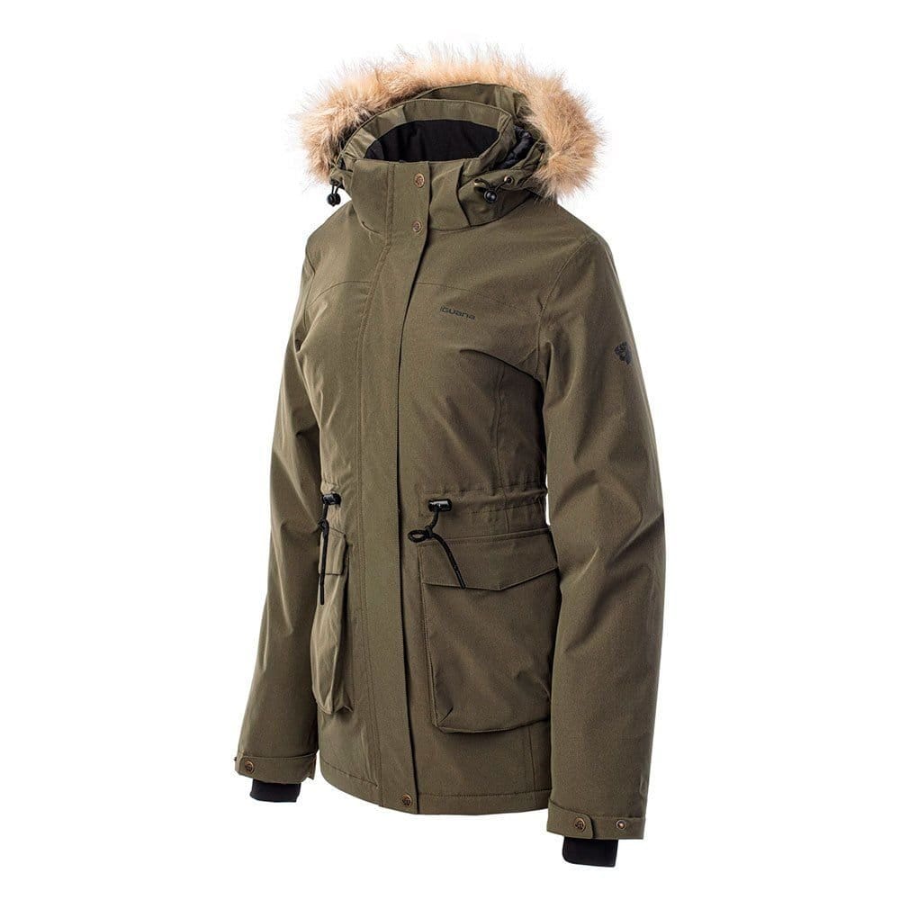 Iguana Iguana Women's Nermin Winter Jacket in Olive - 4