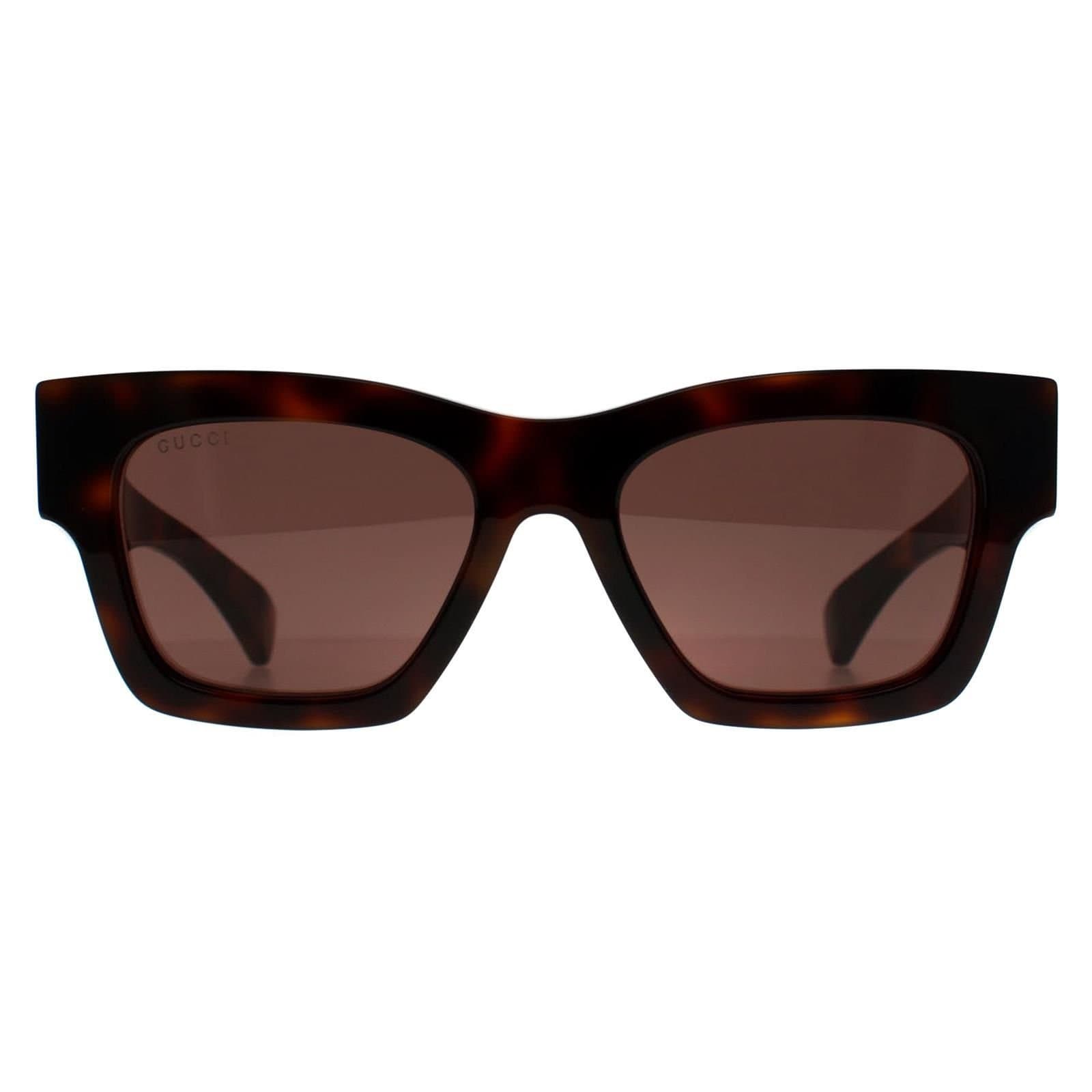 Gucci Gucci Women's Square Havana Brown GG1835S