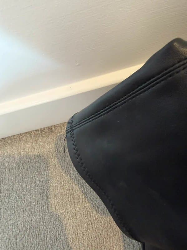 Bershka Bershka black leather heeled boots