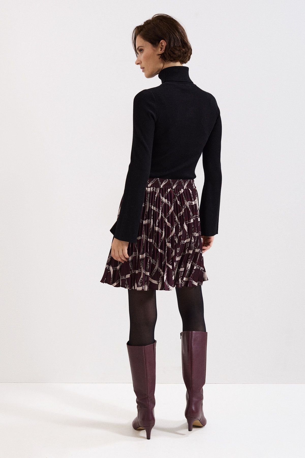 Phase Eight Phase Eight Women's Mairi Mini Skirt in Wine - 4