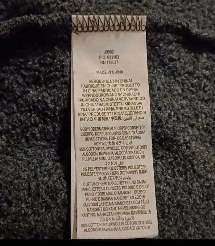 Boden Boden Charcoal Embroidered Toucan Sweatshirt - size L 16
