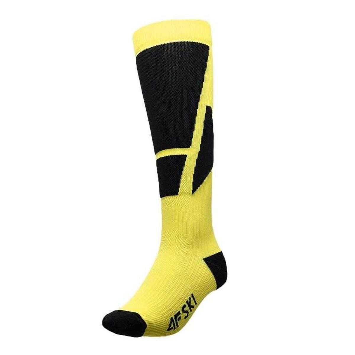 4F 4F Men's WAW23UFSOM109 Ski Socks in Black