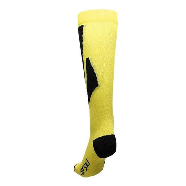 4F 4F Men's WAW23UFSOM109 Ski Socks in Black - 2