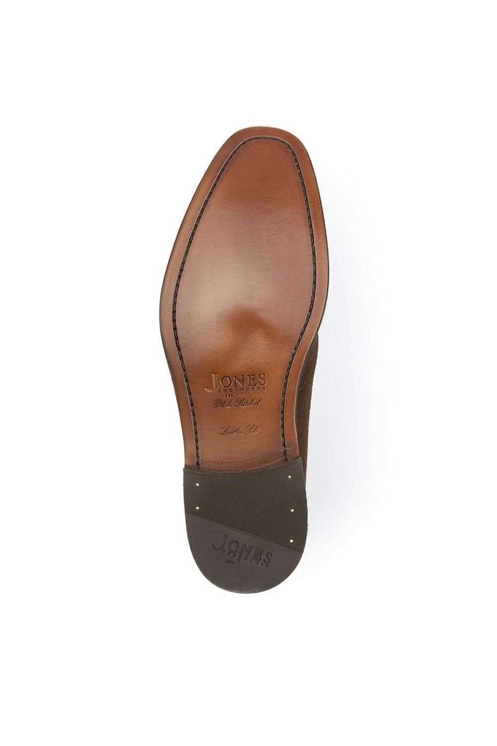 Jones Bootmaker Jones Bootmaker Men's Campbell Blake Stitched Suede Desert Boots in Brown - 4
