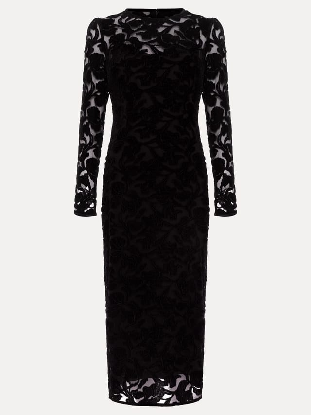 Phase Eight Phase Eight Women's Viktoria Midi Dress in True Black - 2