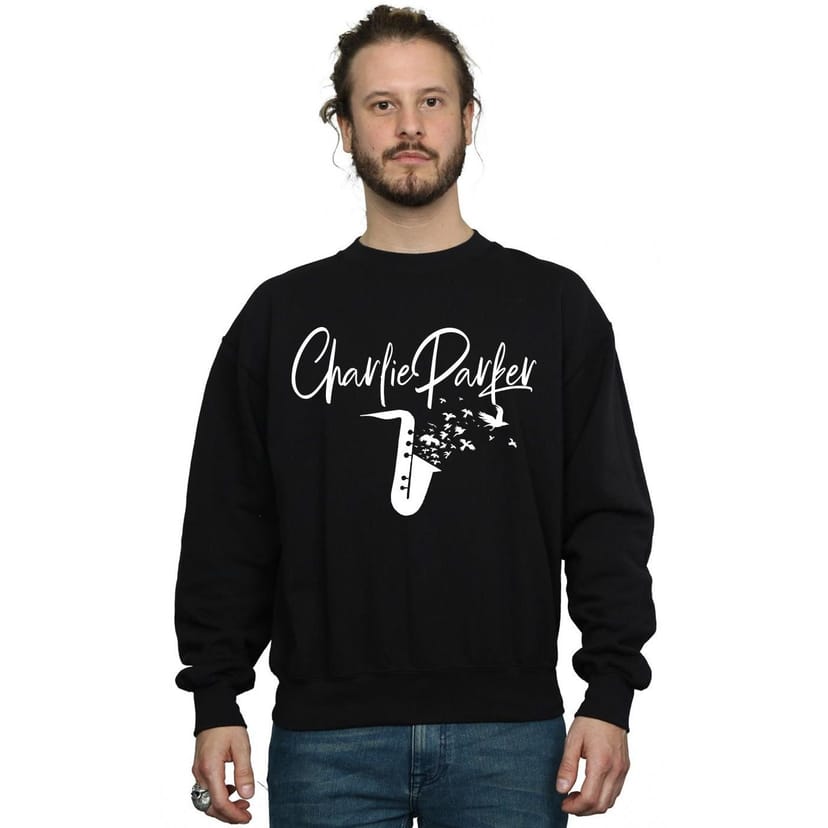 Charlie Parker Charlie Parker Men's Bird Sounds Sweatshirt in Black - 1