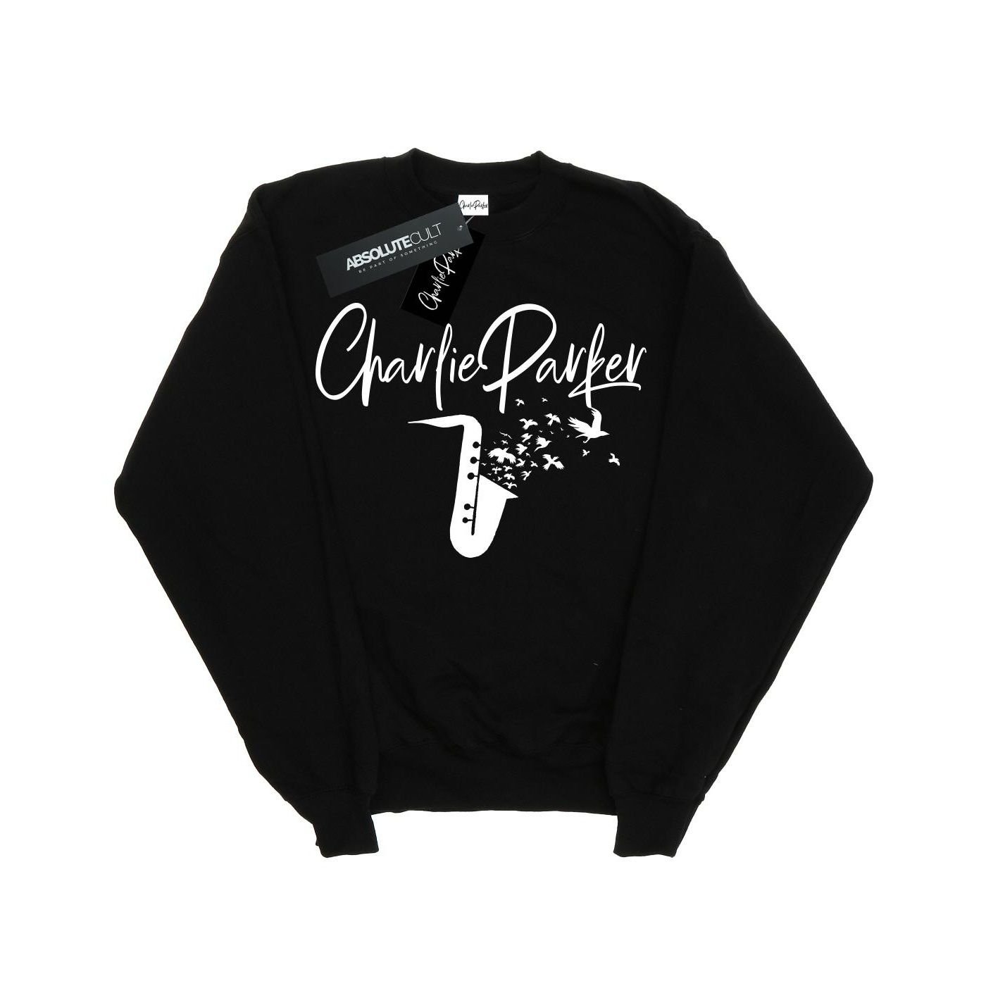 Charlie Parker Charlie Parker Men's Bird Sounds Sweatshirt in Black - 2
