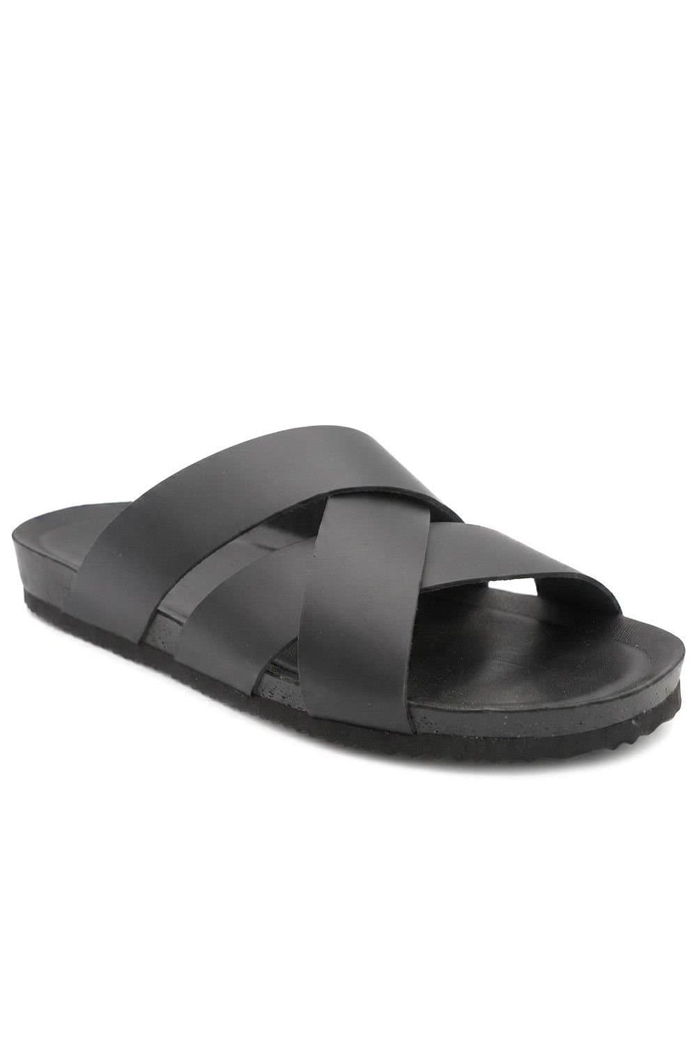 Jones Bootmaker Jones Bootmaker Black Leather Mule Sandals