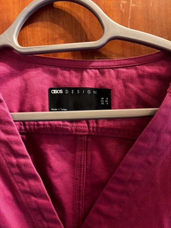 ASOS Pink Denim Dress