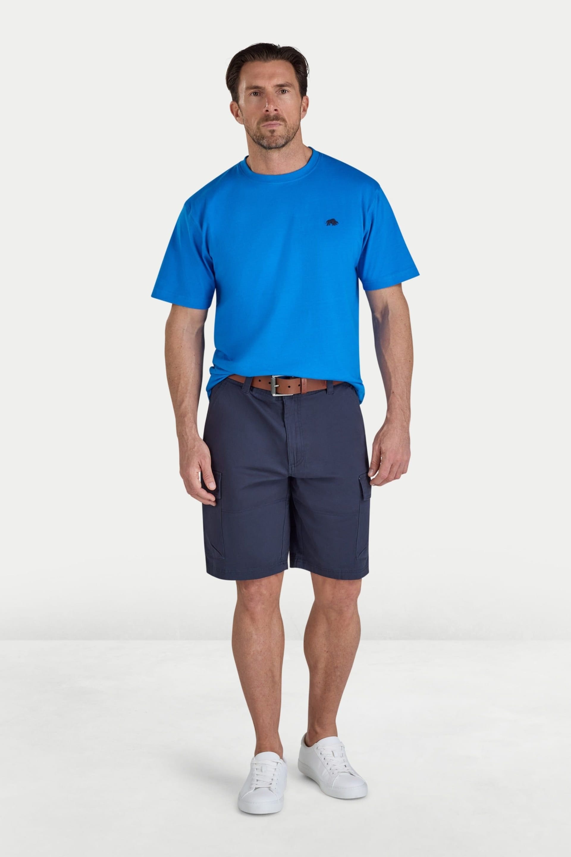 raging bull Raging Bull Men's Classic T-Shirt in Bright Blue - 4