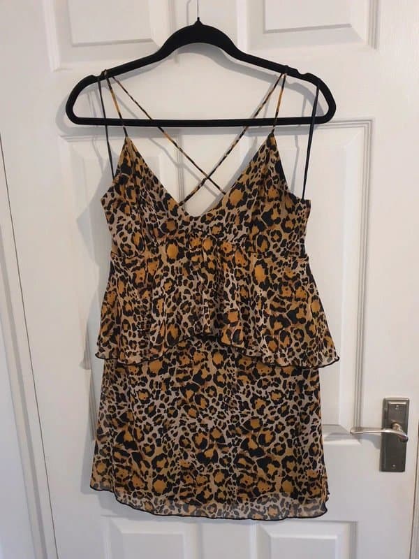 Bershka Flattering leopard print shirt