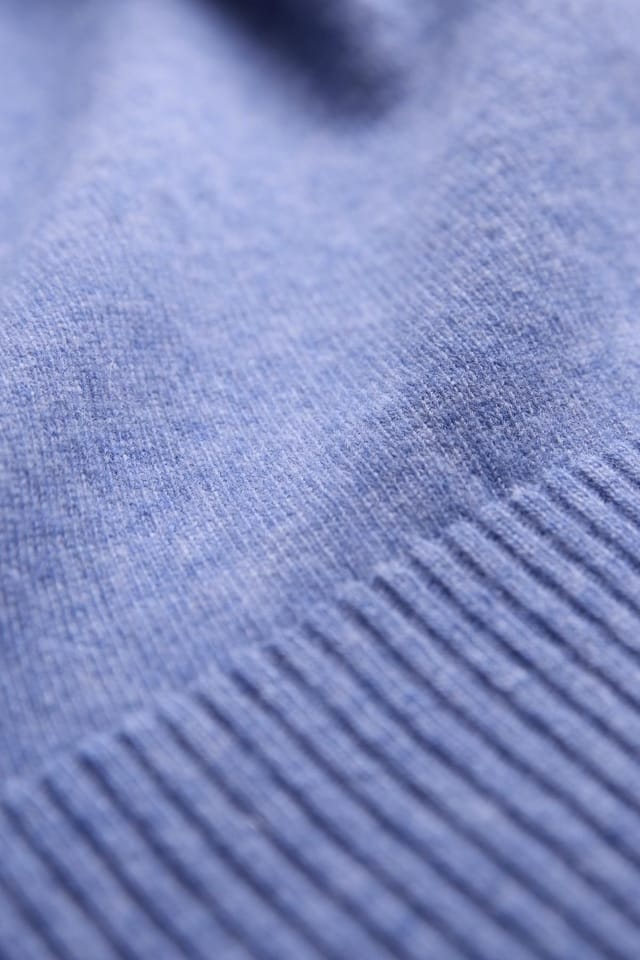 Celtic & Co Celtic & Co Women's Lambswool Slouch Crew Neck Jumper in Light Blue - 3