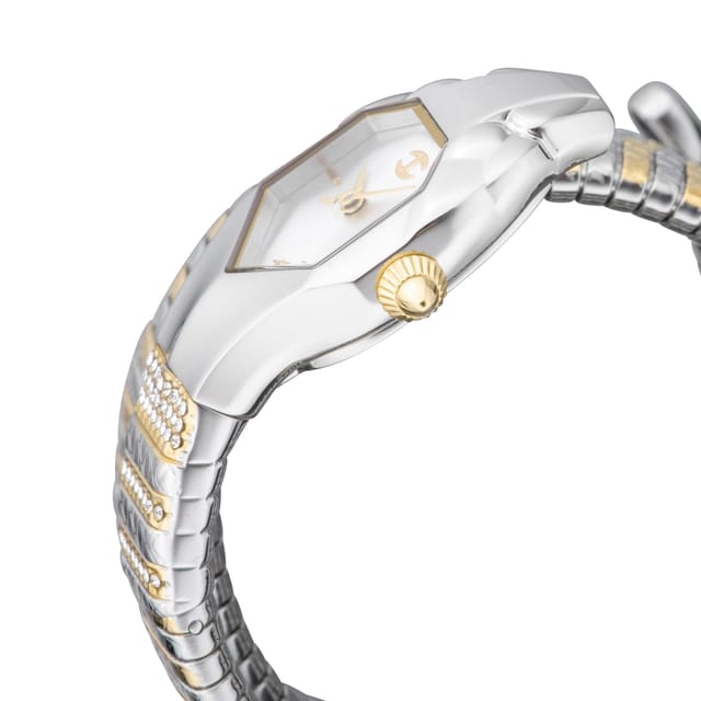 Just Cavalli Just Cavalli Women's Just Glam EVO 1 silver Dial Stainless Steel Bracelet Watch in Gold - 3