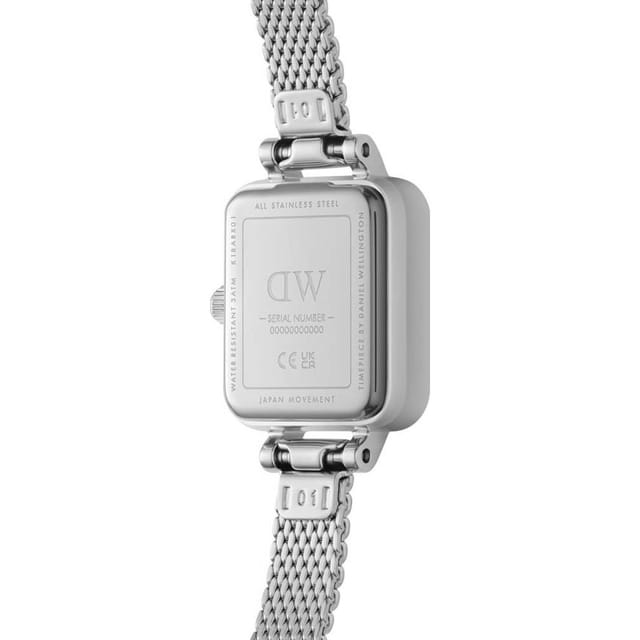 Daniel Wellington Daniel Wellington Women's DW00100732 Quadro 15mm Quartz Watch in Silver - 3