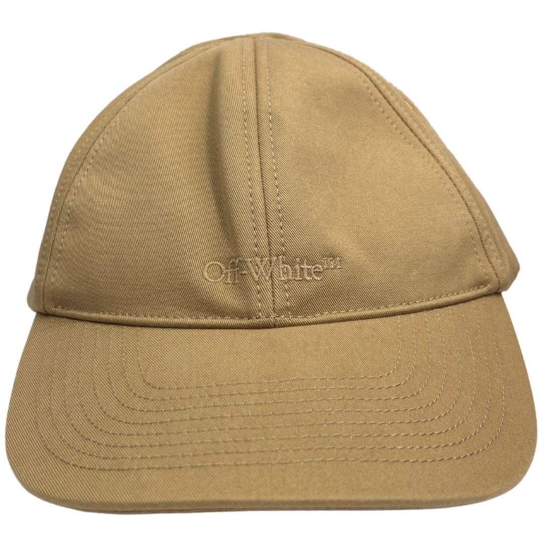 Off-White Off-White Men's Monotone Logo Baseball Cap Beige - 1