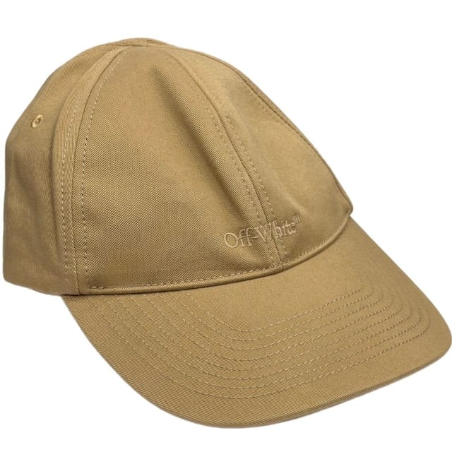 Off-White Off-White Men's Monotone Logo Baseball Cap Beige - 2