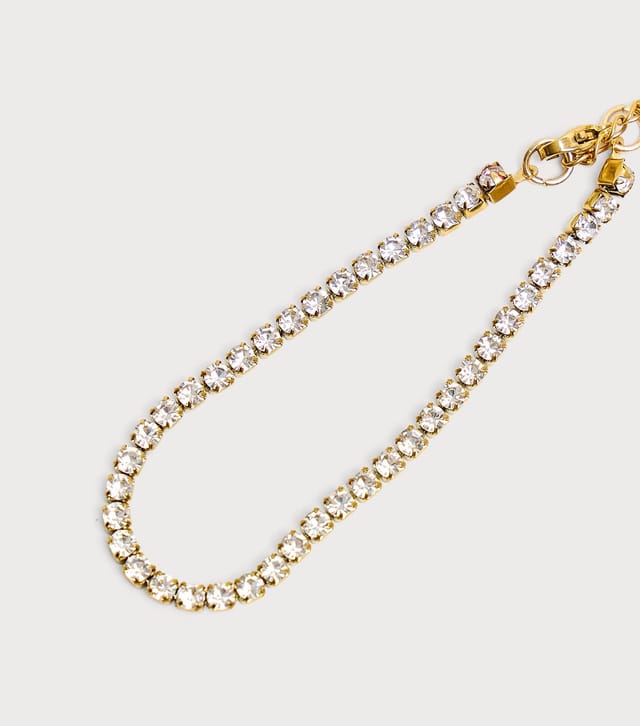 Public Desire 18ct Gold Plated Adjustable Tennis Bracelet Public Desire New Look - 2