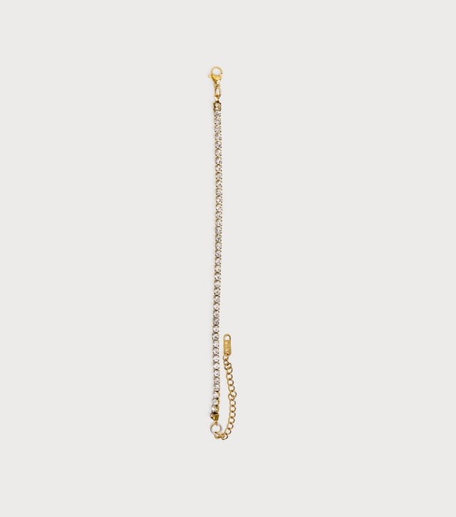 Public Desire 18ct Gold Plated Adjustable Tennis Bracelet Public Desire New Look - 3