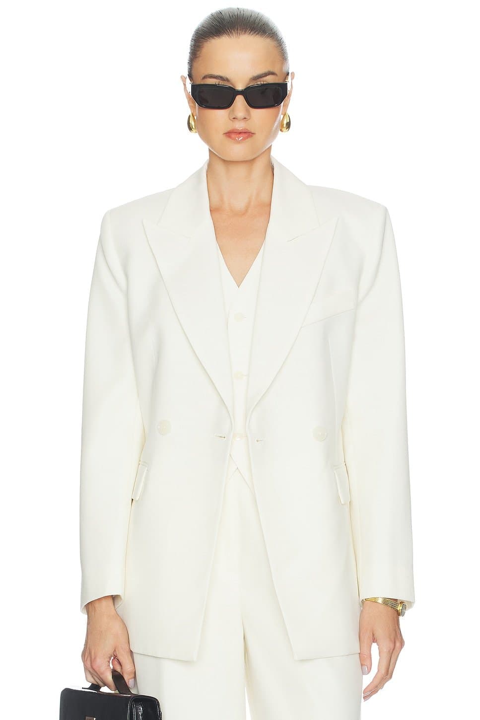revolve ANINE BING Ecru Blazer