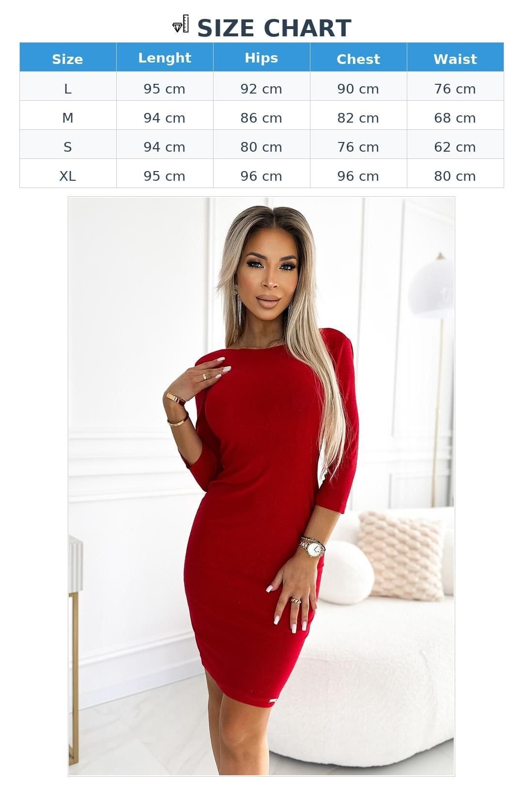 Love Lace Love Lace Women's Classic Fitted Back Cutout Glitter Dress in Red - 4