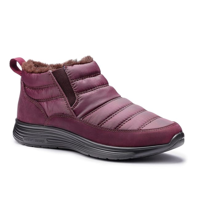 Hotter Hotter Women's Wide Fit 'Frost' Boots in Maroon - 2
