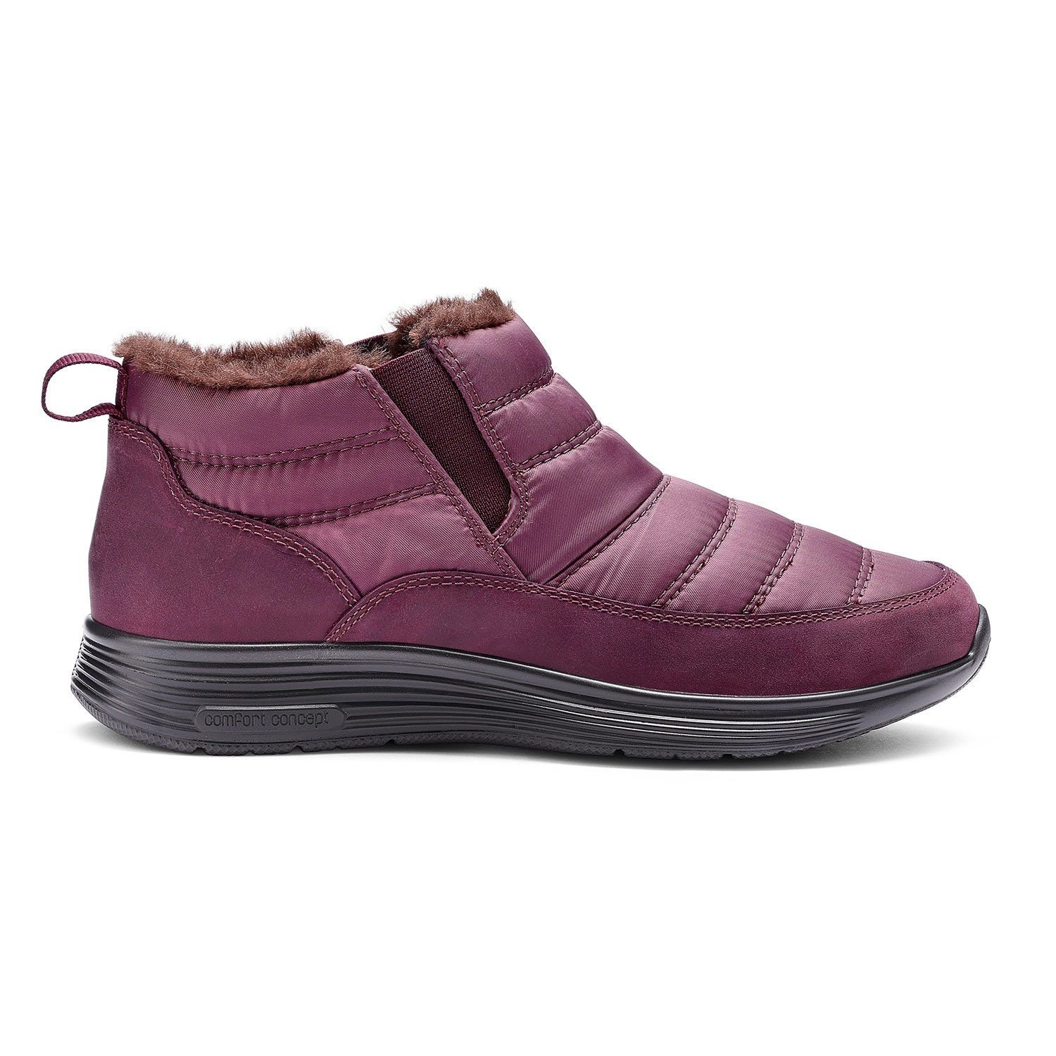 Hotter Hotter Women's Wide Fit 'Frost' Boots in Maroon - 4